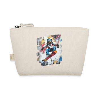 Snowboarder poudreuse - Trousse biologique - nature - Devant