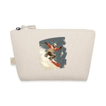 Snowboarder poudreuse - Trousse biologique - nature - Devant