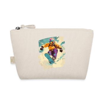 Snowboarder poudreuse - Trousse biologique - nature - Devant