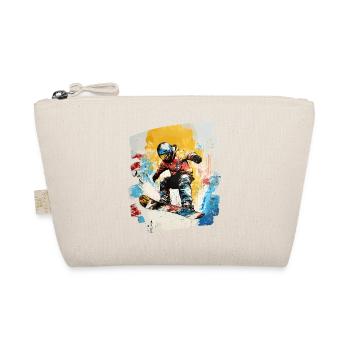 Snowboarder poudreuse - Trousse biologique - nature - Devant