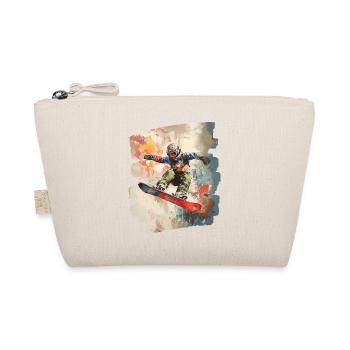 Snowboarder poudreuse - Trousse biologique - nature - Devant