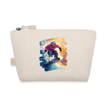Snowboarder poudreuse - Trousse biologique - nature - Devant
