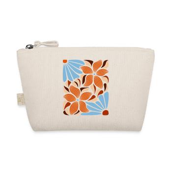 Boho Flowers Spring Summer Garden Nature - Organic Pouch - nature - Front