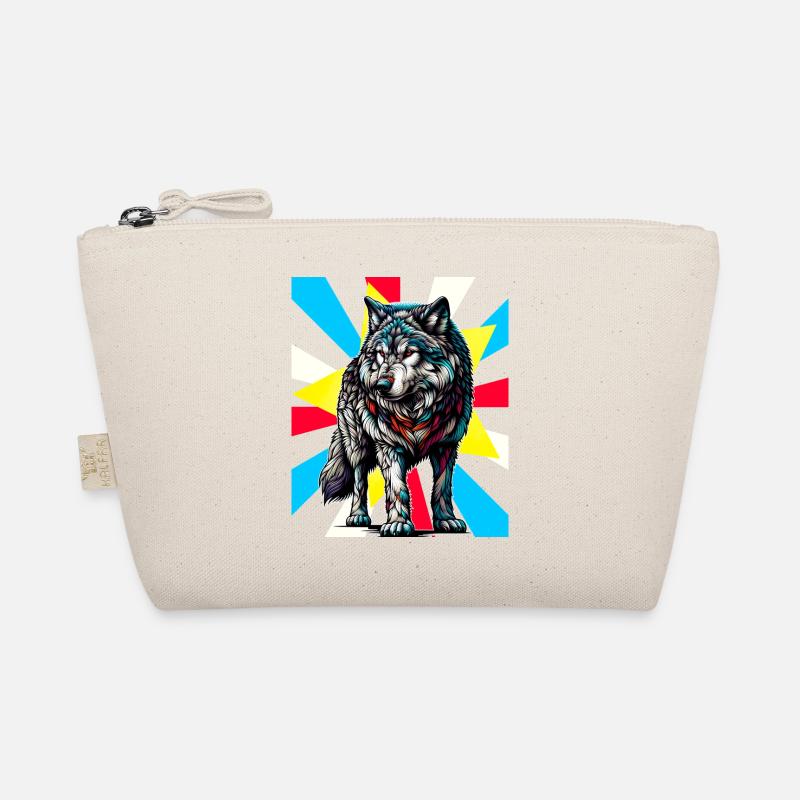 Wolf Wölfe Tattoo Bio-Täschchen
