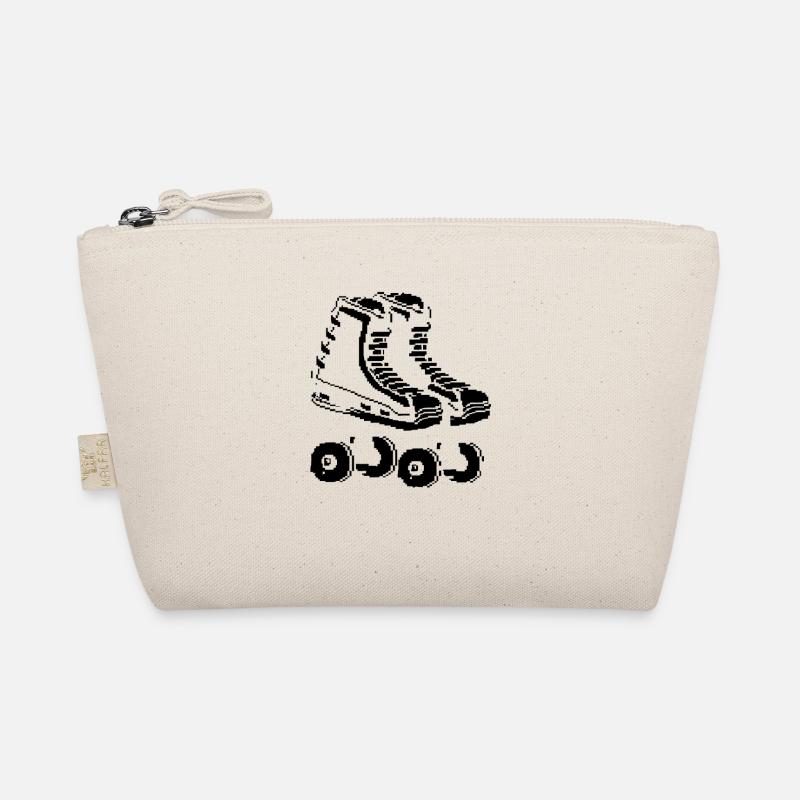 Roller Skates Pixel Art Organic Pouch