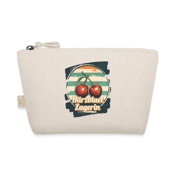 Härzbluetzugerin Zuger Chriesi Kirschen Kanton Zug - Organic Pouch - nature - Front