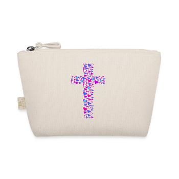 Croix Croix Cœur de Jésus Cœur - Trousse biologique - nature - Devant
