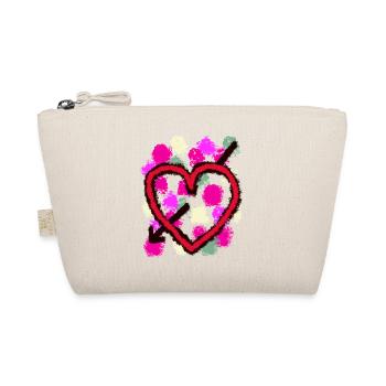 Saint-Valentin Coeur Coeurs Arrow Love - Trousse biologique - nature - Devant