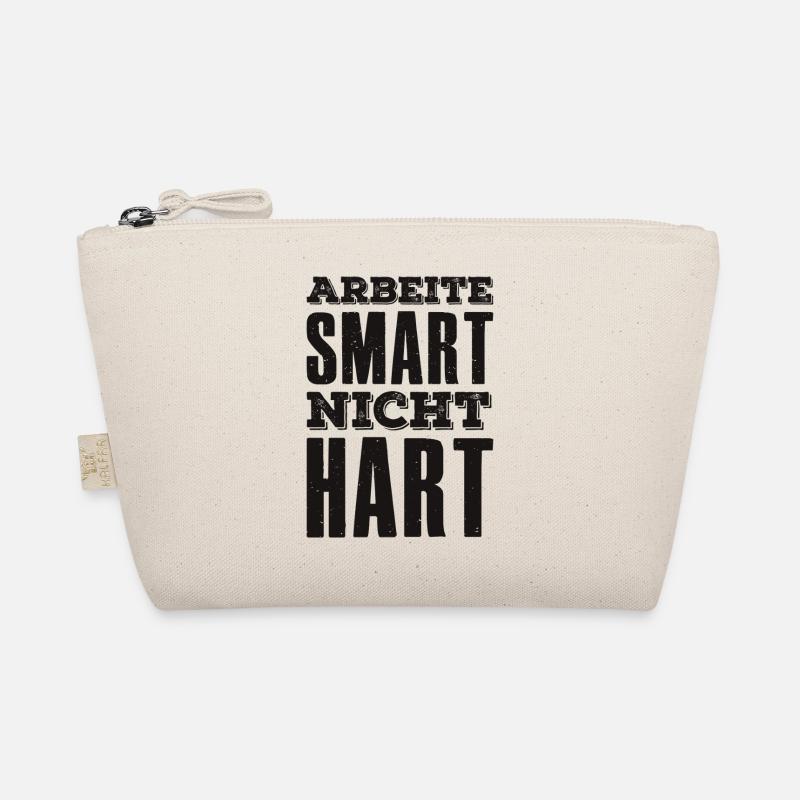 Arbeite Smart nicht hart Spruch Unternehmer Bio-Täschchen