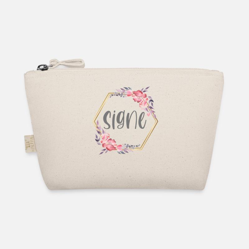 Signe Mädchen Name personalisiertes Geschenk Bio-Täschchen