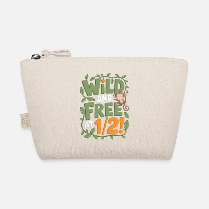 Wild and Free Half Year Birthday 1/2 Organic Pouch