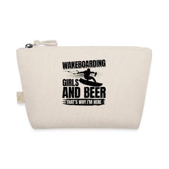 Wakeboard Les filles et la bière, c’est pourquoi je suis ici - Trousse biologique - nature - Devant