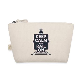 KEEP CALM AND RAIL ON - Organic Pouch - nature - Front