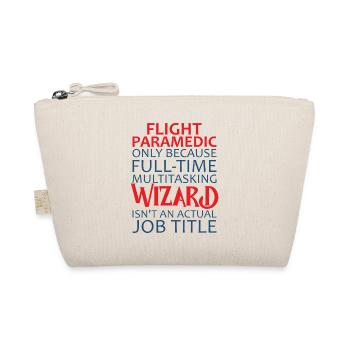 Flight Paramedic Wizard air rescue - Organic Pouch - nature - Front