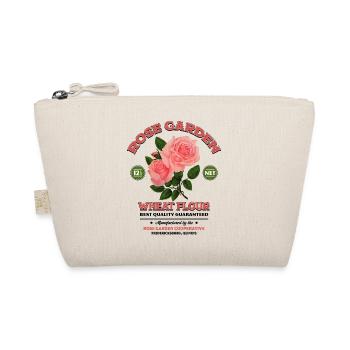 Rose Garden – Vintage Flour Label - Organic Pouch - nature - Front
