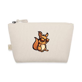 Squirrel Cool Animal - Organic Pouch - nature - Front