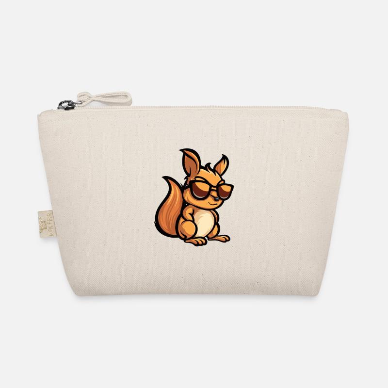 Squirrel Cool Animal Organic Pouch