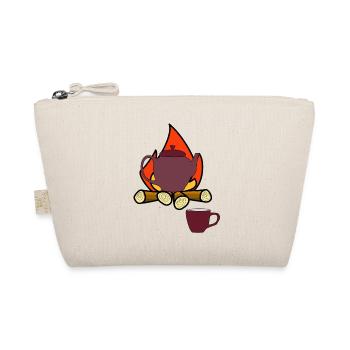 Fire Campfire Camping Outdoor - Organic Pouch - nature - Front