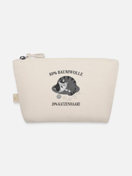 Cat Cat Lover - Organic Pouch - nature - Front