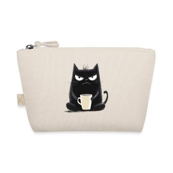 with Coffee - Cartoon Style - Organic Pouch - nature - Front