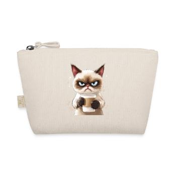 Chat au café - Morning Grouch - Trousse biologique - nature - Devant