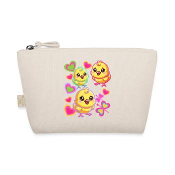 poussin rétro vintage des années 80 des années 90 poulet enfants bébé - Trousse biologique - nature - Devant