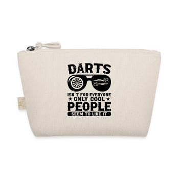 Dart Dartspieler Dartspiel Herren - Bio-Täschchen - Natur - Vorne