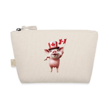 Schwein - Bio-Täschchen - Natur - Vorne