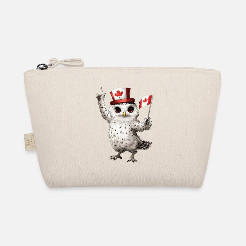 Schneeeule Bio-Täschchen