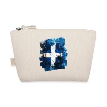 Finnische Flagge Finnland - Bio-Täschchen - Natur - Vorne