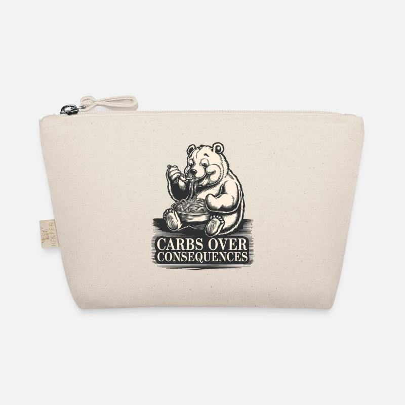 Carbs on Consequences: Humor for Food Lover Organic Pouch