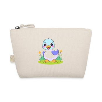 Baby Duck Ente kinder suess niedlich 1 - Bio-Täschchen - Natur - Vorne