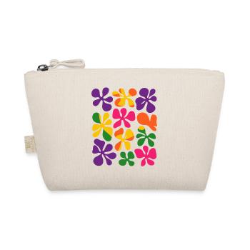 Matisse Inspired: Abstract Retro Floral Pattern - Organic Pouch - nature - Front