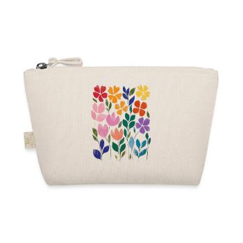 Matisse inspires: floral pattern in watercolor style - Organic Pouch - nature - Front