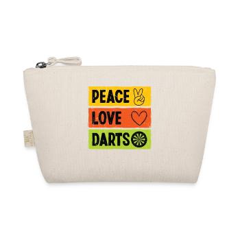 Dart Dartspieler Dartspiel Herren - Bio-Täschchen - Natur - Vorne