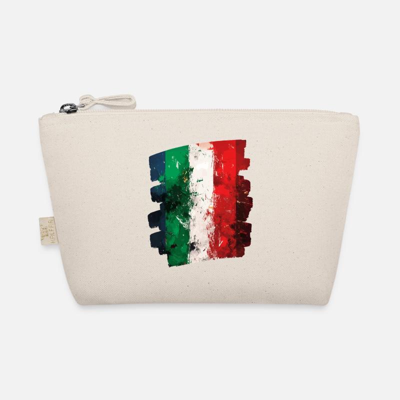 Italienische Flagge Italien - Bio-Täschchen - Natur