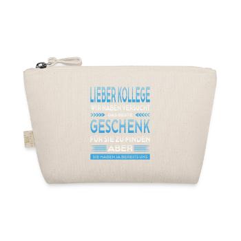 Kollege Abschied Geschenke Abschiedsgeschenk - Bio-Täschchen - Natur - Vorne