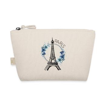 Paris Tour Eiffel France Floral Line Art - Trousse biologique - nature - Devant