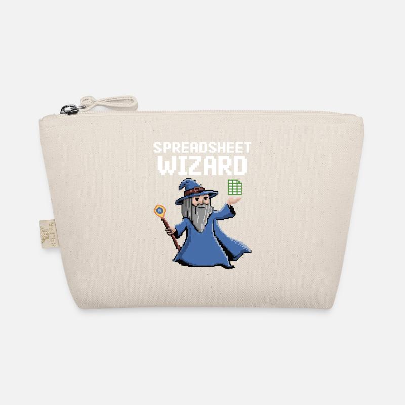 Spreadsheet Wizard Funny Controller Accountant Organic Pouch