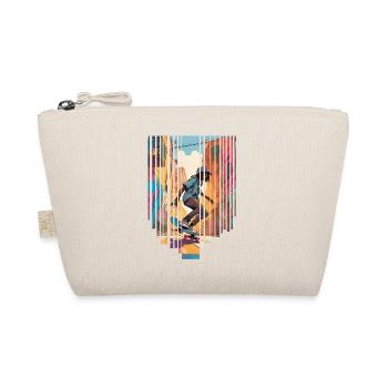 girl girlie wild punk freestyle love peace style - Organic Pouch - nature - Front