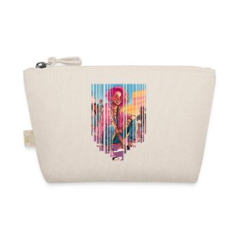 girl girlie wild punk freestyle love peace style - Bio-Täschchen - Natur - Vorne