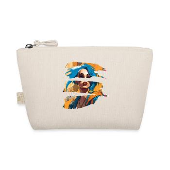 girl girlie wild punk freestyle love peace style - Organic Pouch - nature - Front