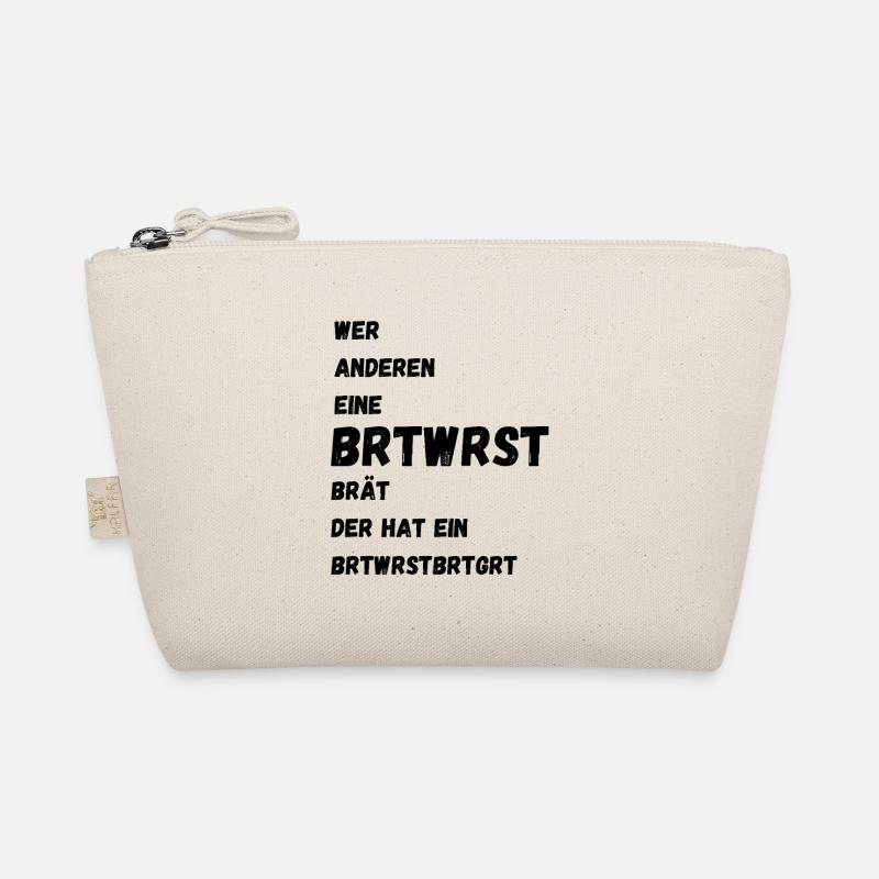 bratwurst grillen papa dad joke witz grillmeister - Bio-Täschchen - Natur