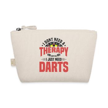 Dart Dartspieler Dartspiel Herren - Bio-Täschchen - Natur - Vorne