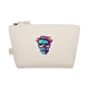 Punk Skeleton Party - Organic Pouch - nature - Front