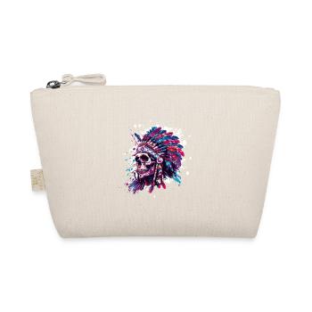 Indian Skull - Organic Pouch - nature - Front
