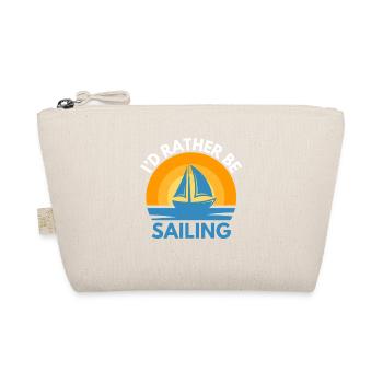 Sailing Saying Sailors Sailing - Organic Pouch - nature - Front
