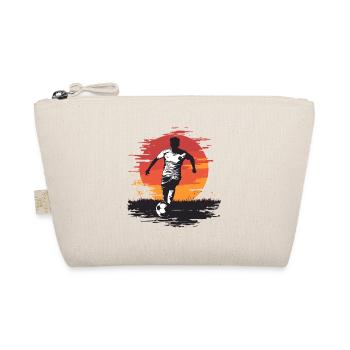 Silhouette de footballeur - Sunset Design - Trousse biologique - nature - Devant