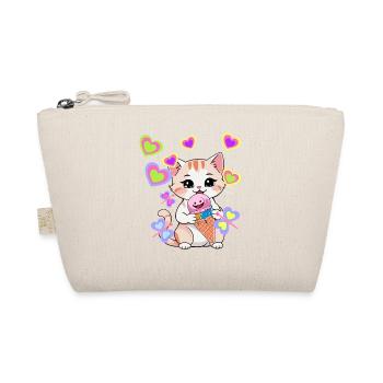 Enfant Enfants Tout-petits Bébé Chat Chats Glace - Trousse biologique - nature - Devant