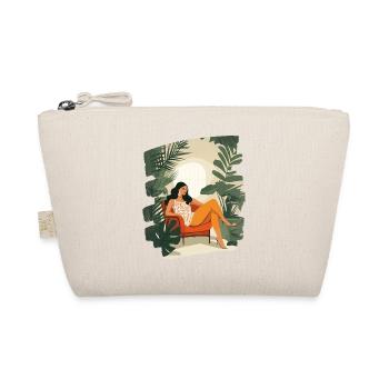 Relax Meditation Selfcare Me-Time - Organic Pouch - nature - Front